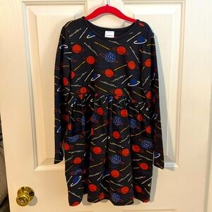 Hanna Andersson - Long Sleeve Print Pocket Dress - never worn
